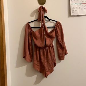 Tie Neck romper